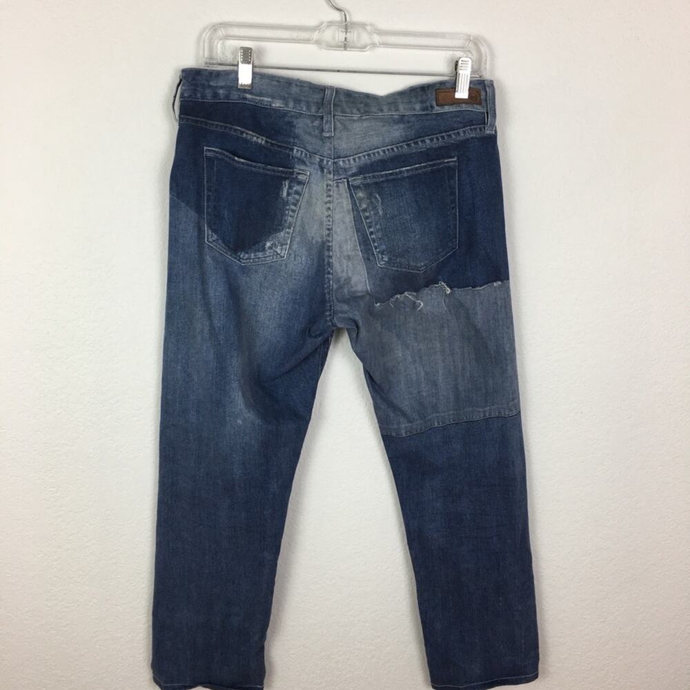 AG The Drew Blue  Straight Leg Boyfriend Printed Denim 28 - Picture 5 of 11